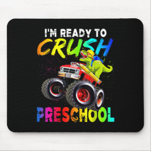 Mousepad Estou Pronto Para Esmagar Caminhão Monstro Dinossa