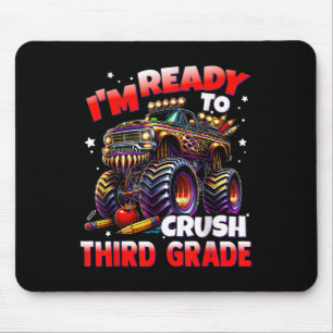 Mousepad Estou Pronto Para Esmagar Caminhões Monstros do 3º