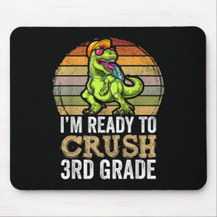 Mousepad Estou Pronto Para Esmagar Roupas De Dinossauro Da