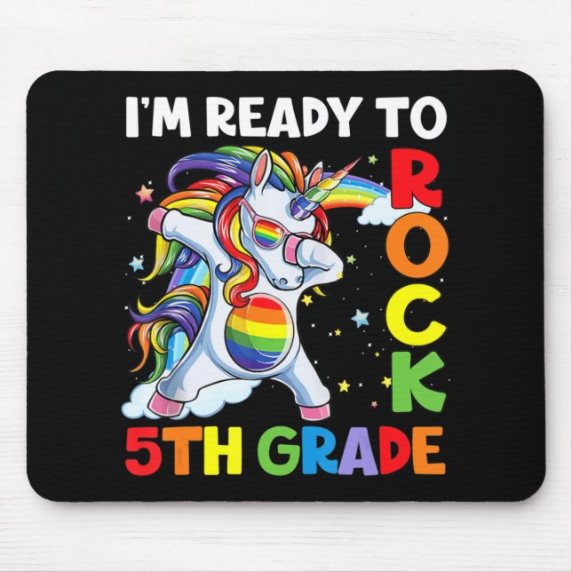 Mousepad Estou pronto para voltar ao 5 de Grau para o Unicó (Frente)