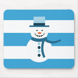 Mousepad Estou Sonhando com um boneco de neve de inverno br