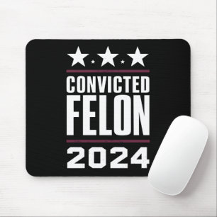 Mousepad Estou votando no condenado criminoso pró-Trump 202
