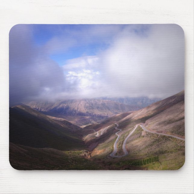 Mousepad Estrada da serpentina da montanha de Salta com (Frente)