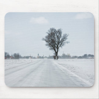 Mousepad Estrada de inverno rural