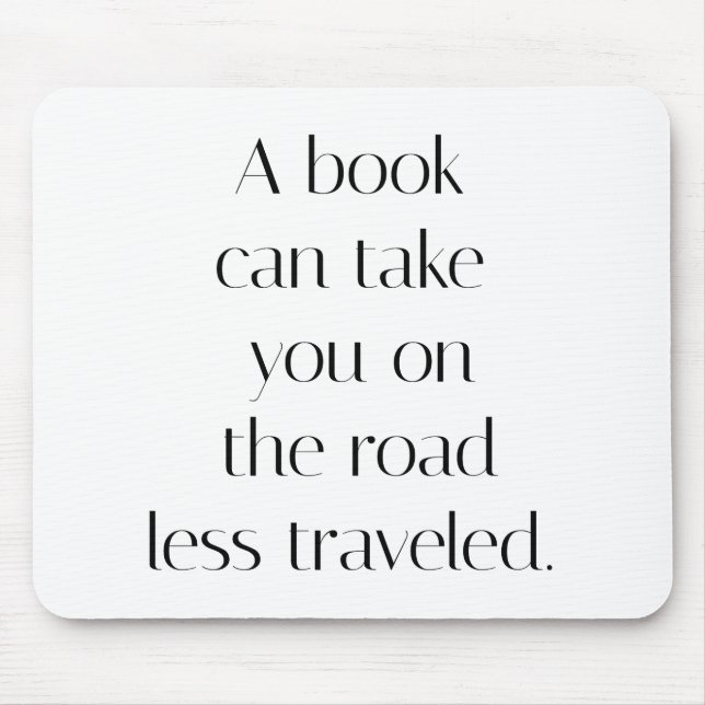 Mousepad Estrada Menos Percorrida (Frente)