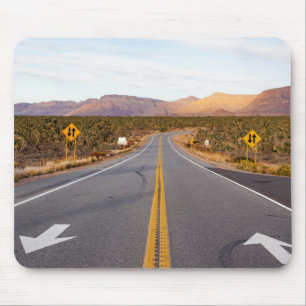 Mousepad Estrada Pelo Parque Nacional Joshua Tree