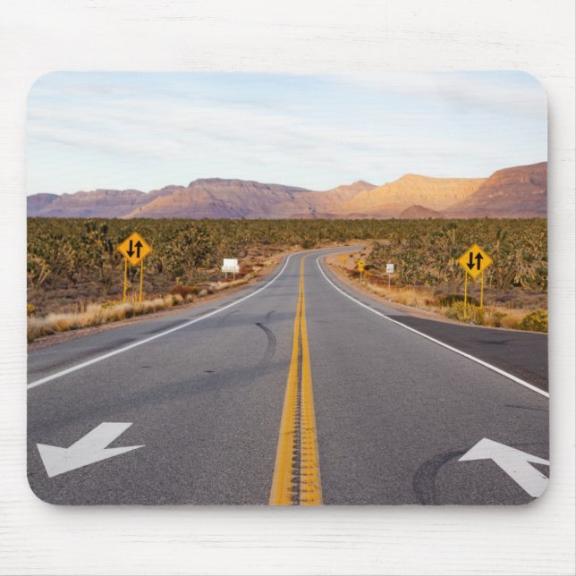 Mousepad Estrada Pelo Parque Nacional Joshua Tree (Frente)