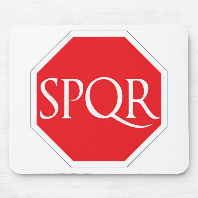 Mousepad Estrada romana de SPQR (Frente)