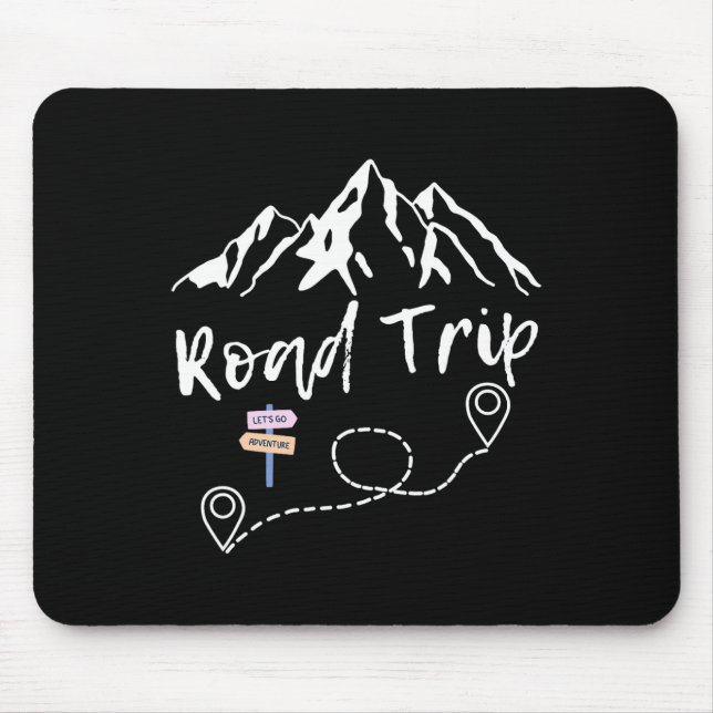 Mousepad Estrada Trip 2025 - Esquadra do Grupo de Férias Fa (Frente)