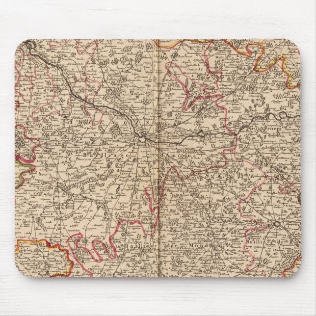 Mousepad Estradas romanas e igrejas (Frente)