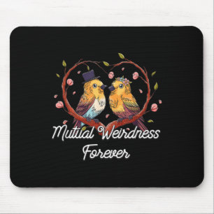 Mousepad Estranheza Mútua Para Sempre Casamento Nerd Noiva