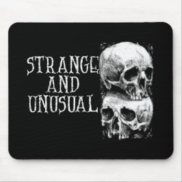 Mousepad Estranho Gótico E Design Incomum Do Crânio