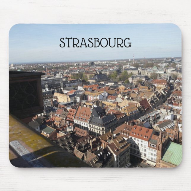 Mousepad Estrasburgo França View from Catedral (Frente)