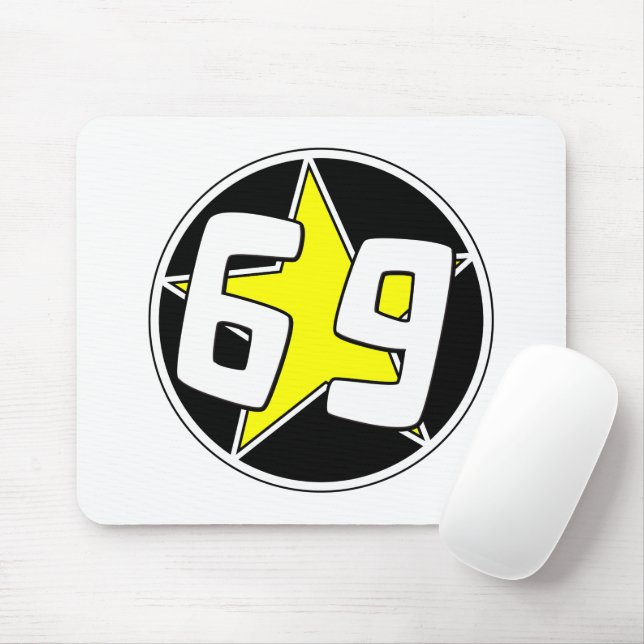 Mousepad Estrela Amarela 69 (Com mouse)