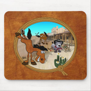 Mousepad Estrela Bucky o cavalo do rodeio