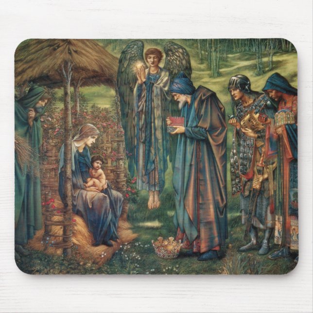 Mousepad Estrela de Belém (por Edward Burne-Jones) (Frente)