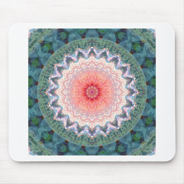 Mousepad Estrela de flor de estrela fevereiro (Frente)