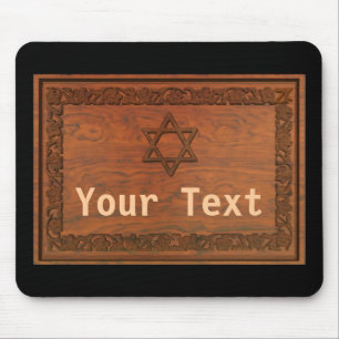 Mousepad Estrela De Madeira De David