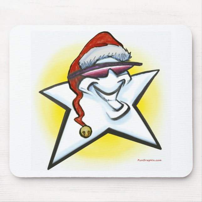 Mousepad Estrela de Natal (Frente)