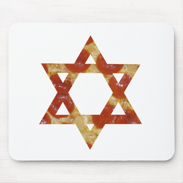 Mousepad estrela de pizza de david (Frente)