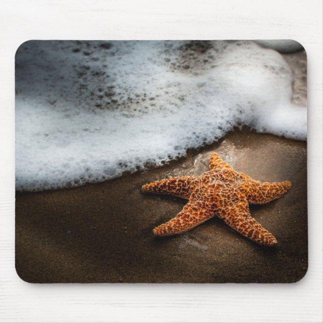 Mousepad Estrela do mar só na praia (Frente)