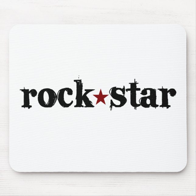 Mousepad Estrela do rock (Frente)