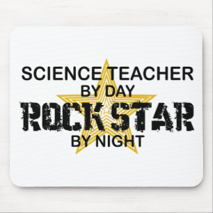Mousepad Estrela do rock do professor de ciências em a
