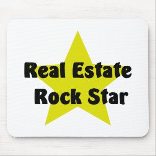 Mousepad Estrela do rock dos bens imobiliários