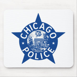 Mousepad ESTRELA do VINTAGE da polícia de Chicago