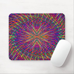 Mousepad Estrela giratória psicodélica......