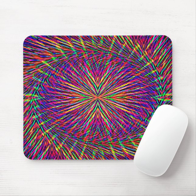Mousepad Estrela giratória psicodélica...... (Com mouse)