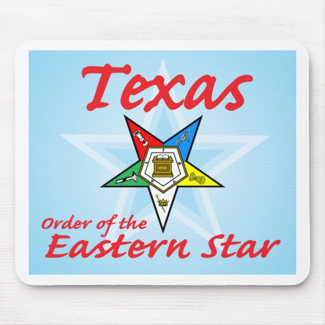 Mousepad Estrela oriental de Texas (Frente)