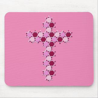 Mousepad Estrela rosa de David Cross Optical Illusion