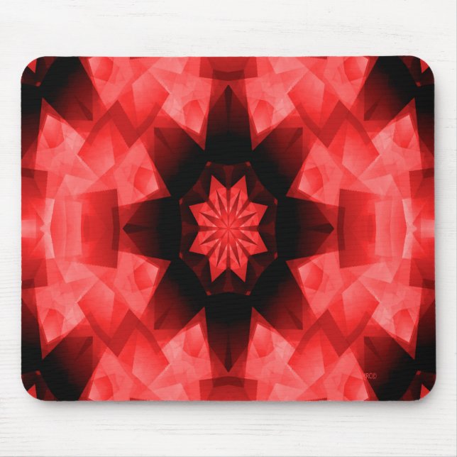Mousepad Estrela Vermelha Poppy. (Frente)