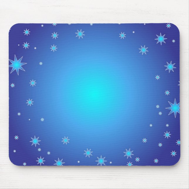 Mousepad Estrelas Azuis (Frente)