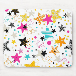 Mousepad Estrelas brilhantes e pontos