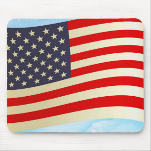 Mousepad Estrelas de Bandeira Americanas Grevem Tropas Hone