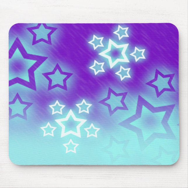 Mousepad Estrelas de Inverno Roxo (Frente)