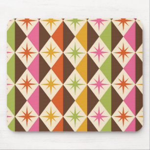 Mousepad Estrelas de meio século nos Diamantes Harlequin