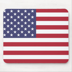 Mousepad Estrelas de Sinalizador Americanas e faixas