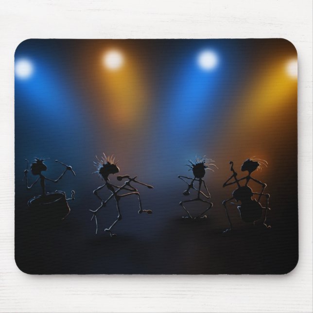 Mousepad Estrelas do rock (Frente)