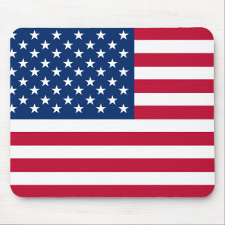 Mousepad Estrelas e faixas de bandeira americanas