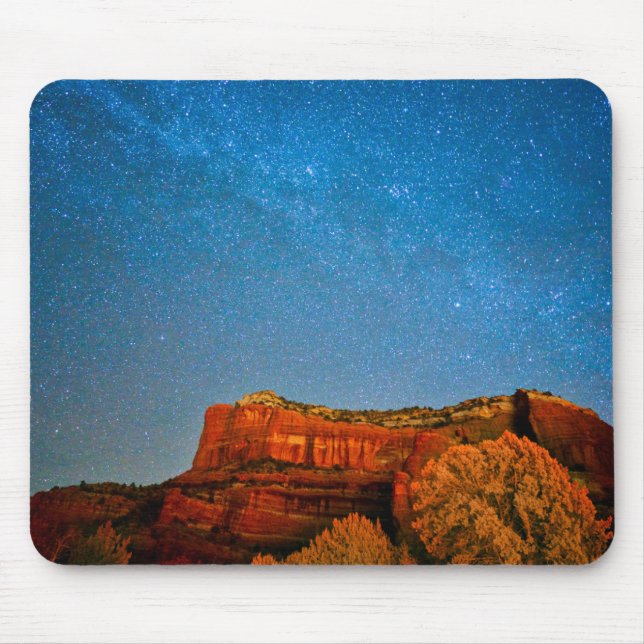 Mousepad Estrelas e rocha vermelha (Frente)