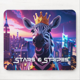 Mousepad Estrelas E Stripes Zebra Zanzibar