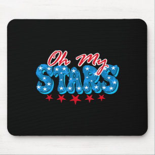 Mousepad Estrelas, feliz 4 de julho, independência patrióti
