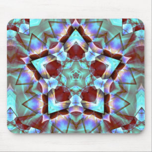 Mousepad Estrelas migrando para o caleidoscópio de cinza pe