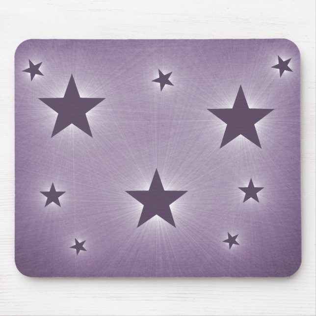 Mousepad Estrelas no Bocal da Noite, Roxo (Frente)
