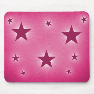 Mousepad Estrelas no Bocal do Céu Noturno, Magenta