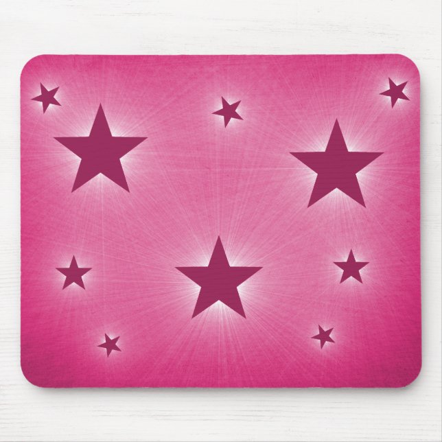 Mousepad Estrelas no Bocal do Céu Noturno, Magenta (Frente)