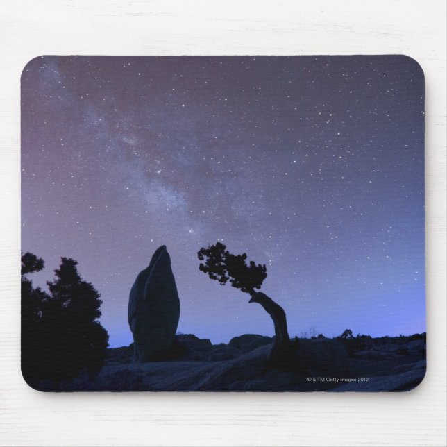 Mousepad Estrelas no céu sobre o deserto (Frente)